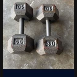 40lb Dumbbells 