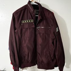 Red Bomber Jacket