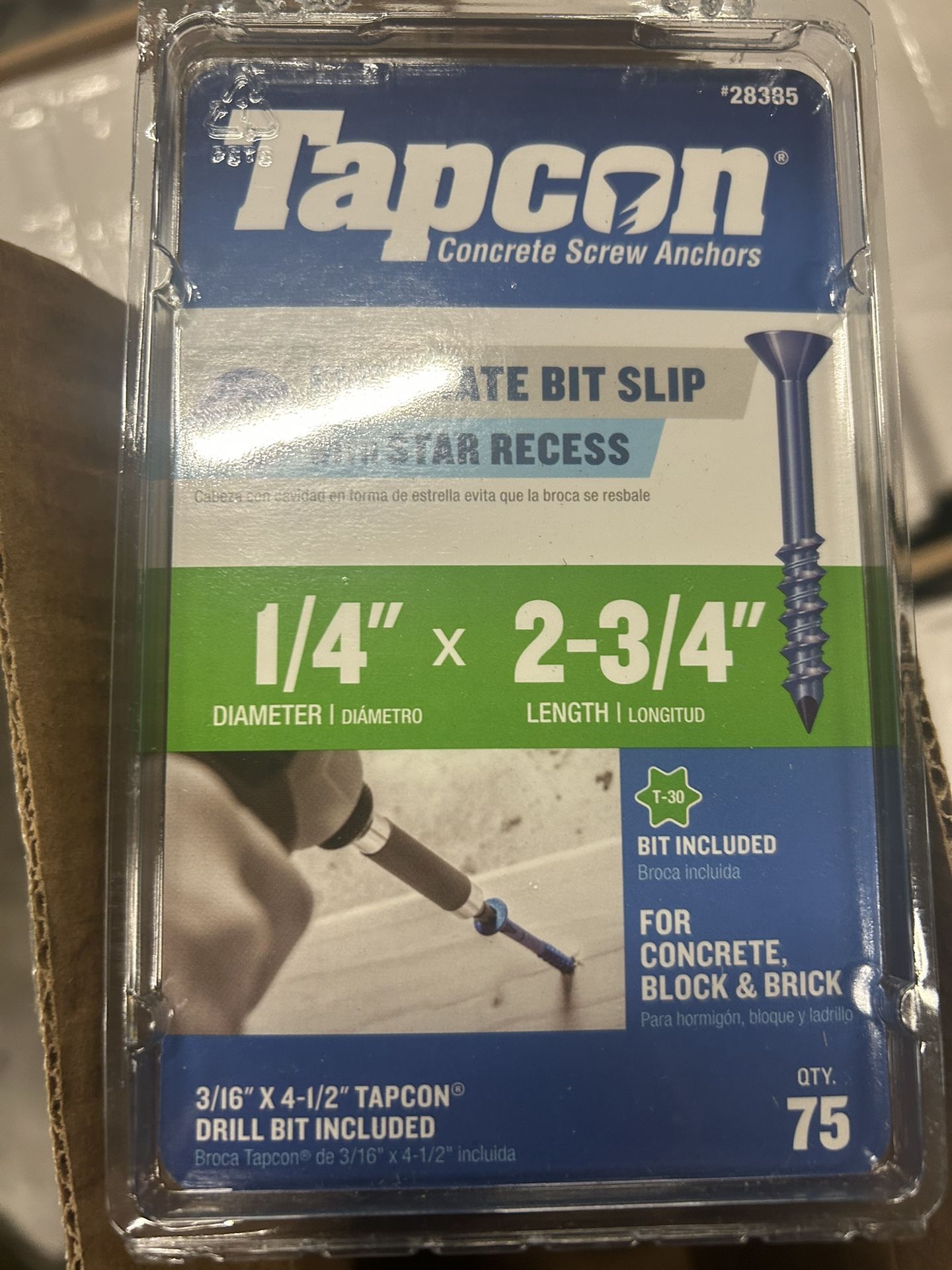 💥 $3.00 Each Bulk Tapcon Band NEW Screws  & Drill Bits – Contractor Packs – Brand New 