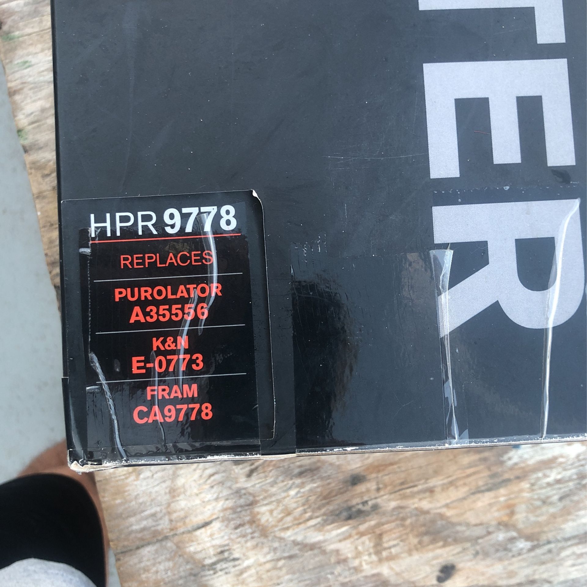 Performance Air Intake Filter