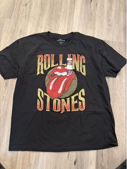 Rolling Stones men’s xxlarge tee shirt black color