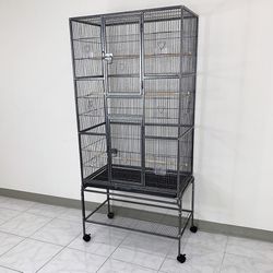 Brand New $160 X-Large 69” Bird Cage for Mid-Sized Parrots Cockatiels Conures Parakeets Lovebirds Budgie, 31x19x69” 