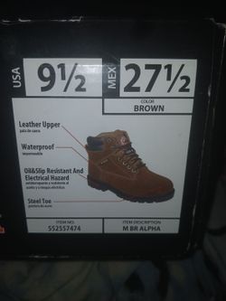 Brahma shoes 9½