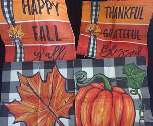 Fall pillow case covers