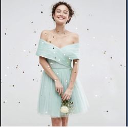ASOS Elegant Green wedding tulle mini dress - Brand new and charming!