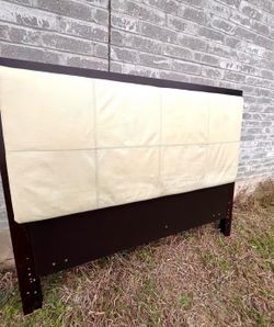 Leather Headboard (65” x 53”) Modern Style (Pick Up Today)