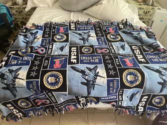 United States Airforce blanket 64x48