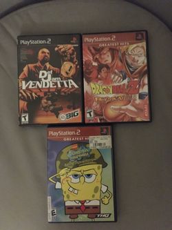 Ps2 games lot