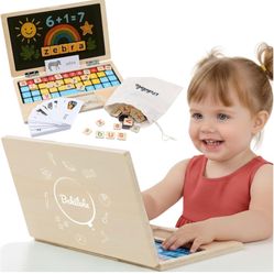 Montessori Toys 11.8" Laptop Preschool    