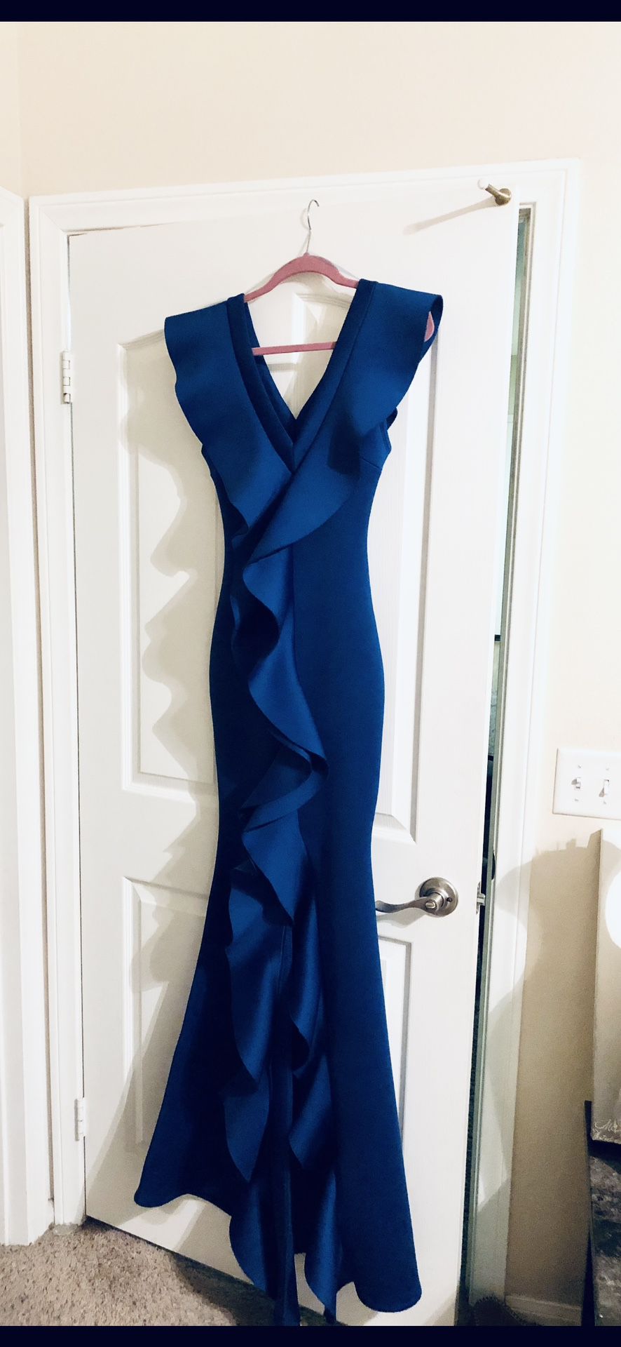 Size Small Royal Blue Evening Dress 