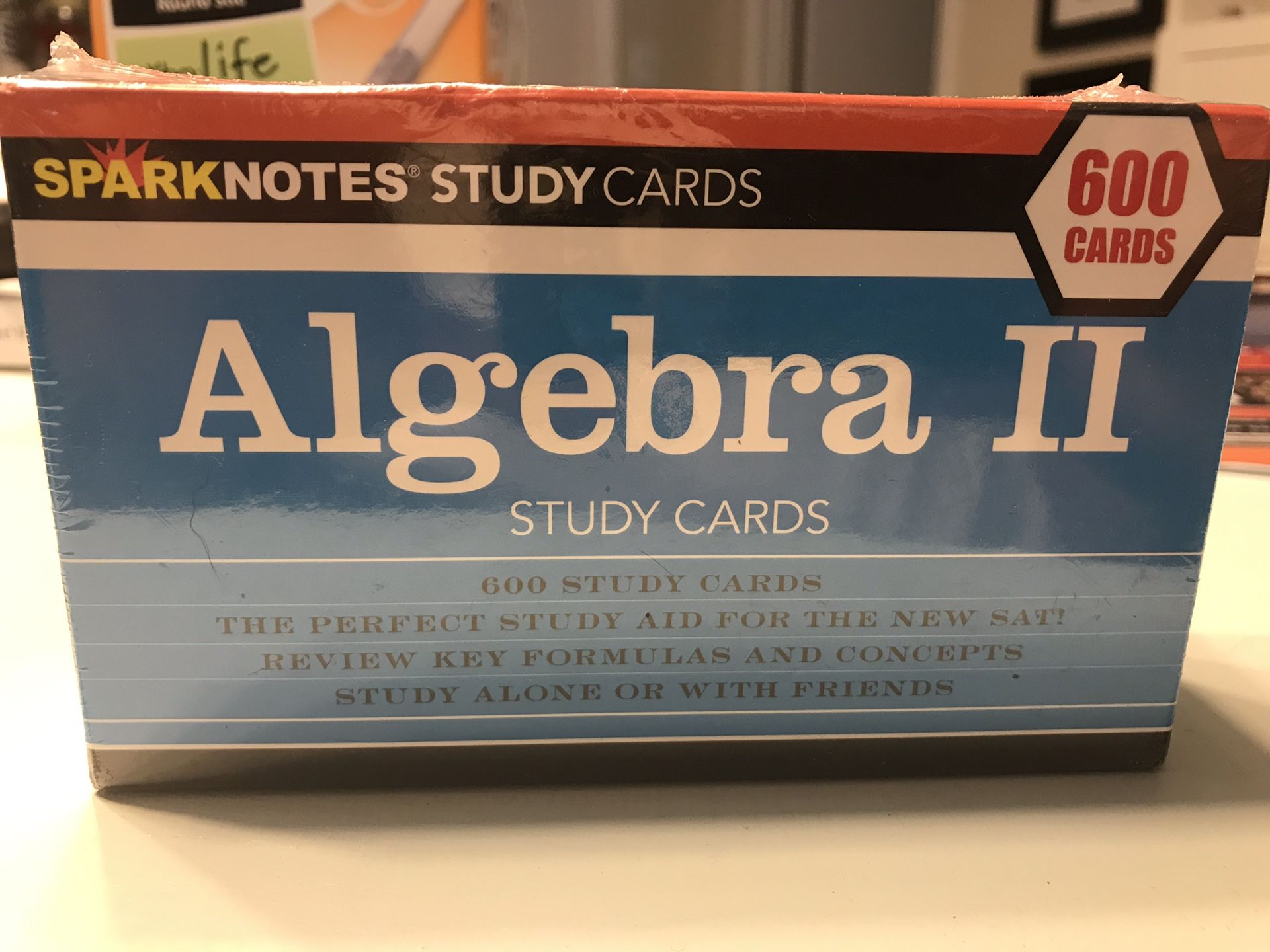 Algebra II Study Card Set by Sparknotes - NEW