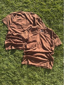 Brown Acid Wash Tees (2 Pack)