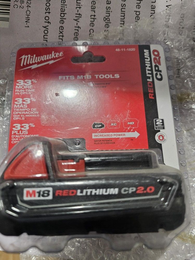 Milwaukee M18 18V Lithium-Ion HIGH OUTPUT CP 3.0Ah Battery Pack