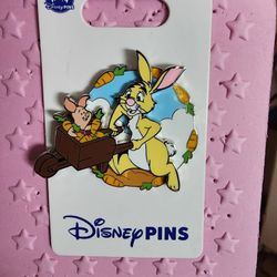 2026 Rabbit and Piglet Pin