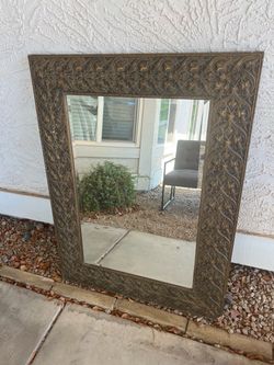 Vintage Mirror- Ornate mid century modern