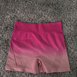Pink Gym Shorts 
