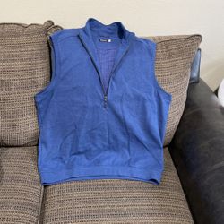 Size Large, Galaway Golf, 100% Fine Cotton.made In Macau. sleeveless Sweater.