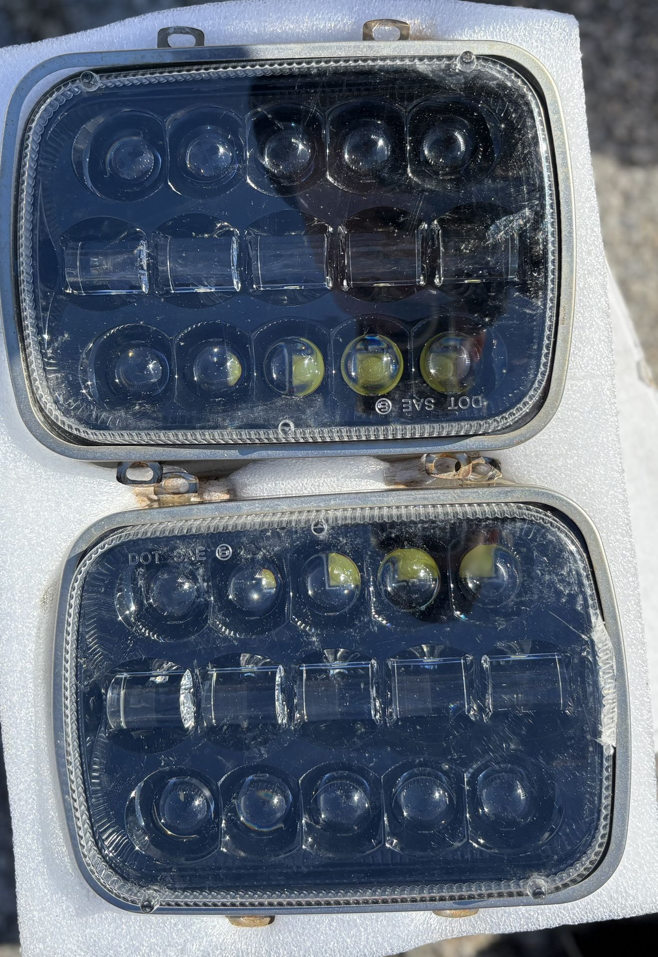 1997 Jeep Cherokee XJ Aftermarket LED Headlights