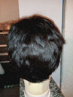 DUBI HUMAN HAIR PIXIE WIG