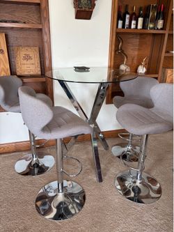 Glass Pub table