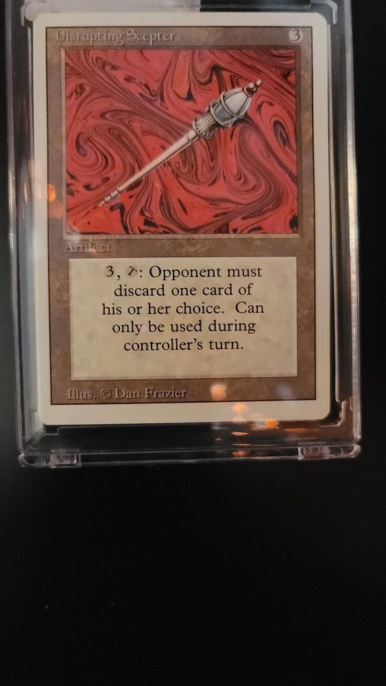 MTG revised Edition 1994 Disrupting Scepter