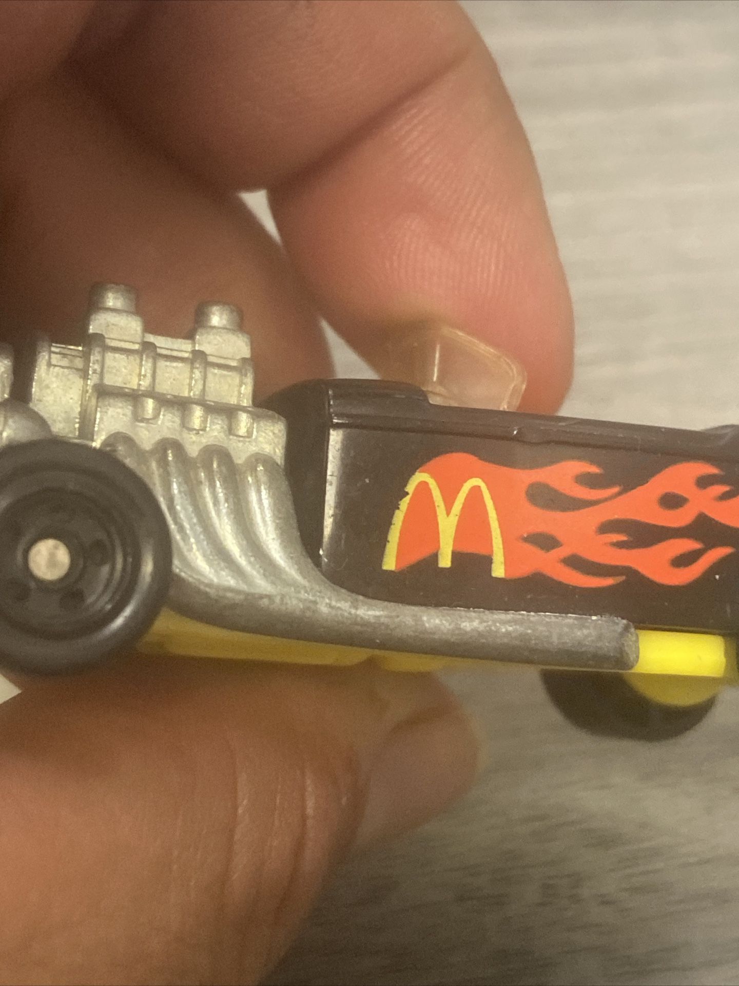 This rare Hot Wheels McDonald's Limited Special Retro Toy Collectable from 1993 is a must-have for any diecast and toy vehicle collector. The black Ho