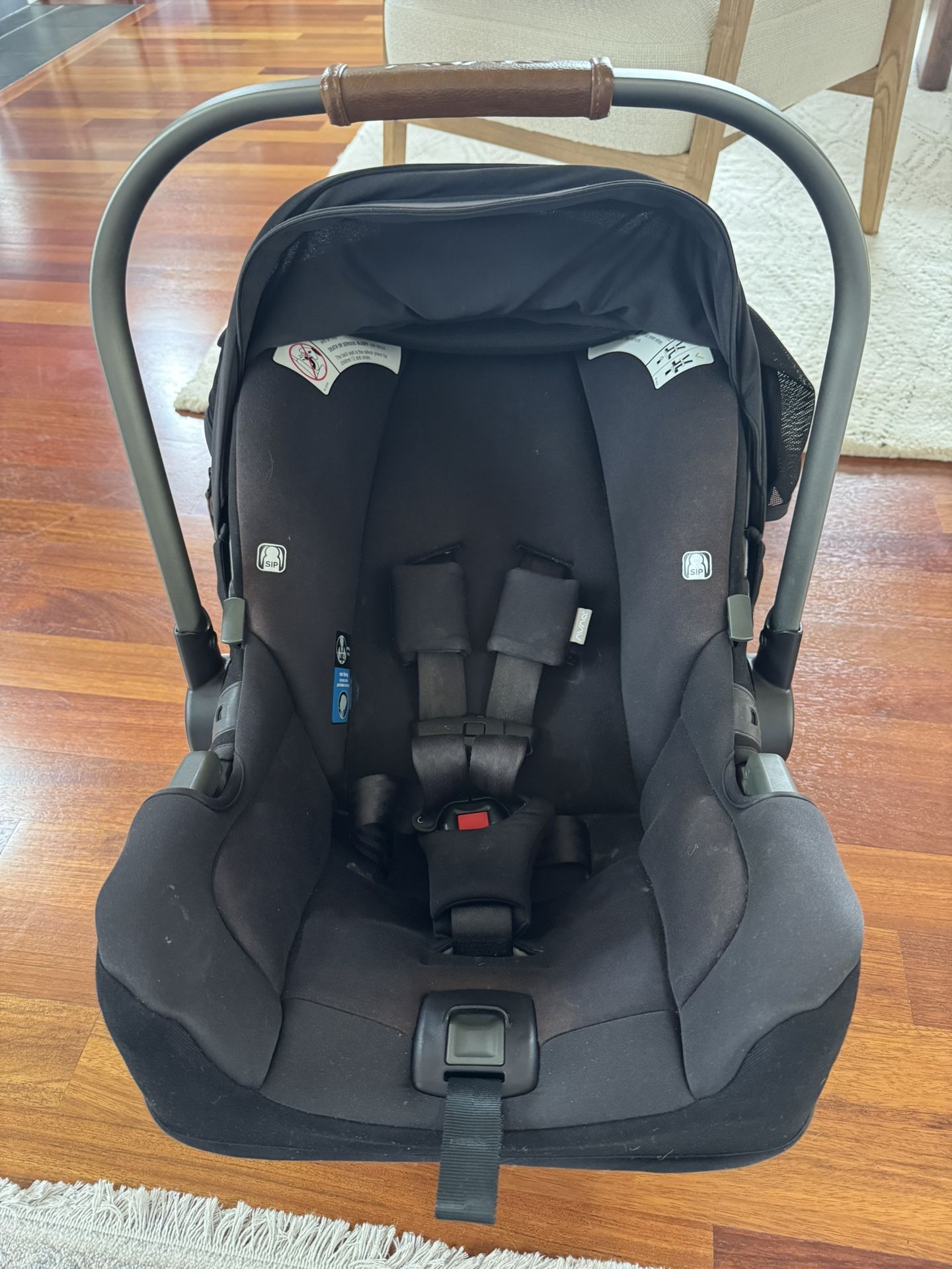 Nuna PIPA Rx Car Seat With Relx Base. And Stroller Adapter