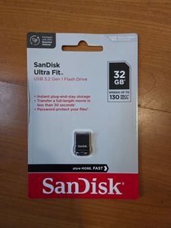 SanDisk Ultra Fit 32GB USB 3.2 Flash Drive