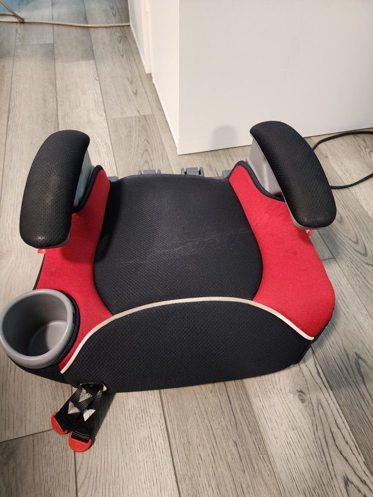 Booster Seat,  Gently Used, Fabric Machine Washable