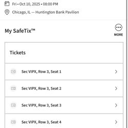 4 VIP Chance The Rapper Tickets