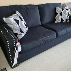 Brand New 💥 Black Colored Living Room Sofa Set/ Fast Delivery 