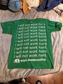 Enjoi Skateboarding Vintage Green Graphic T-Shirt