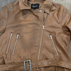 Brown Leather Jacket 