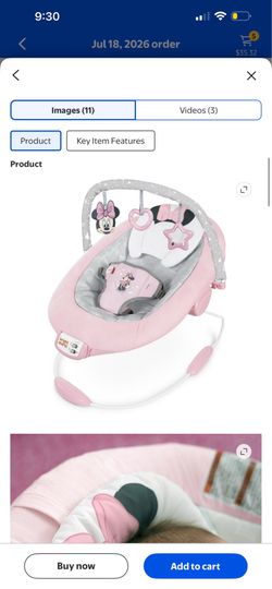 New Minnie Mouse baby bouncers