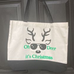 Super Cute Christmas Tote Bag Handmade 