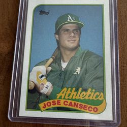 1989 Topps Jose Canseco #500 *ERROR CARD* STATS CUTOFF  *MINT! RARE