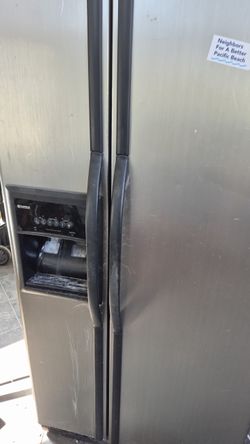 Kenmore Side-by-Side Stainless Steel Refrigerator