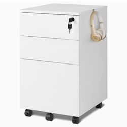 Lockable Rolling File Cabinet 