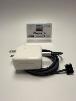 Apple MagSafe 3 Charger and 35W Power Adapter Used Midnight Good Condition