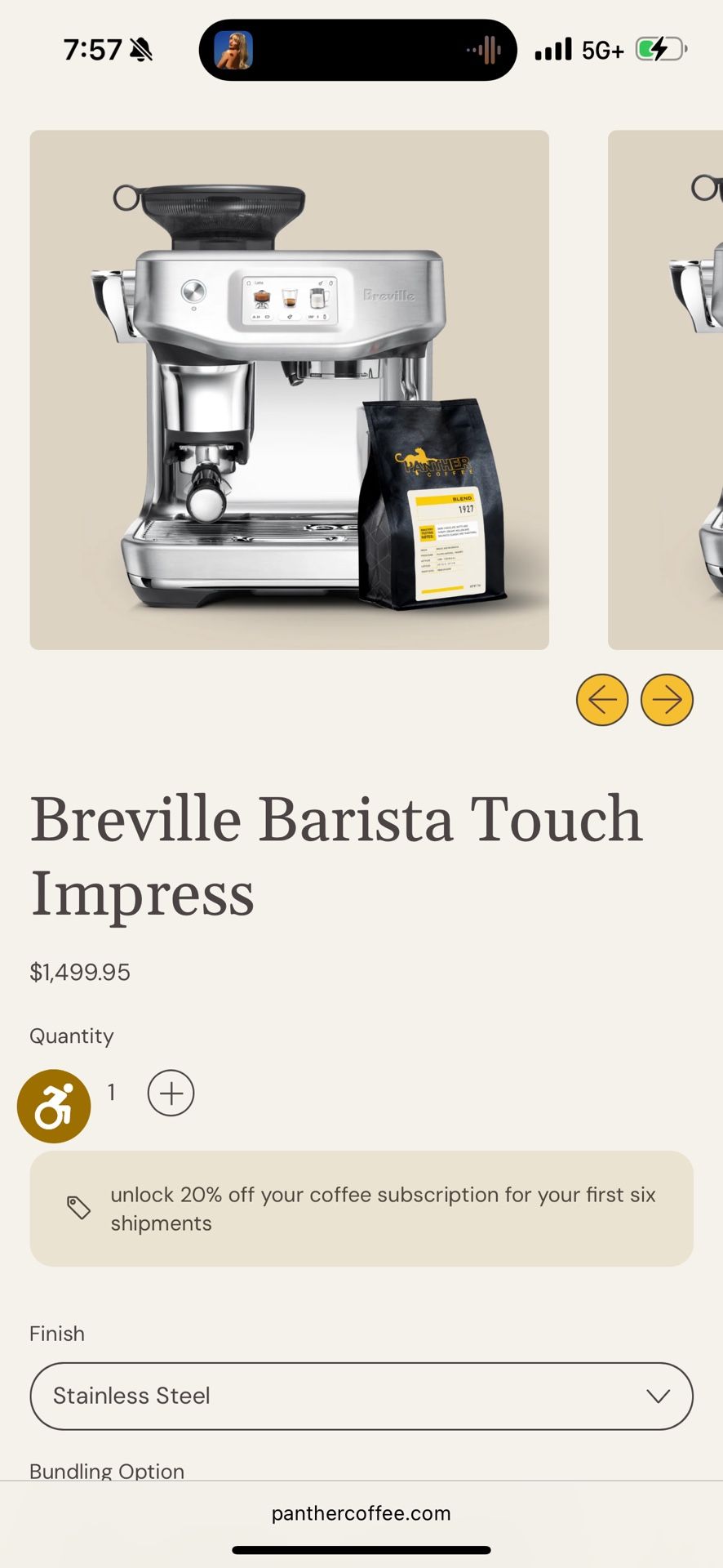 Breville Barista Touch Impress