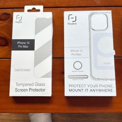 iPhone 15 Pro Max Case & Screen Protector 