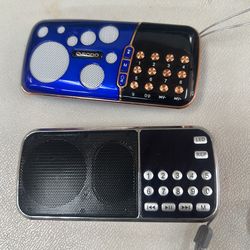 portable digital AM/FM radio speakers, frequently sold under models like the Radioddity L-088 or EONKO L-088AM