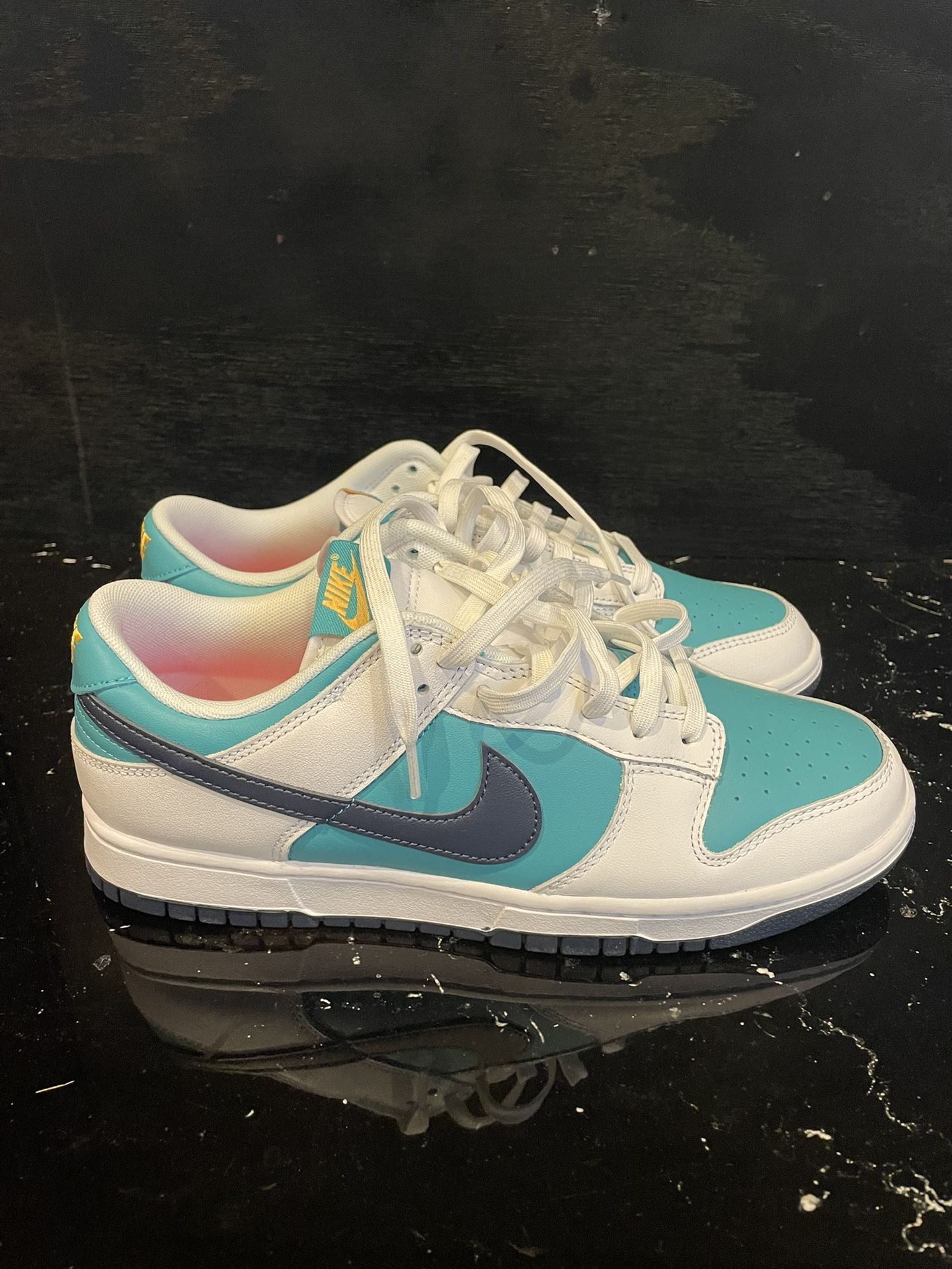 Nike Dunk Low Retro Dusty Cactus Thunder Blue HF4850-345 Men's Size 10