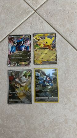 Rare full art pokemon cards