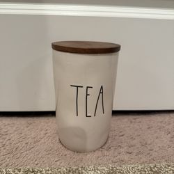 Rae Dunn Tea Jar