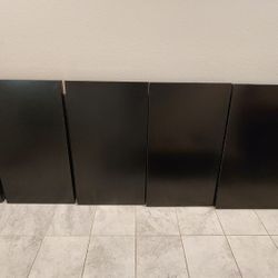 (6) 46" Commercial grade large format FHD video wall display monitors with brackets 