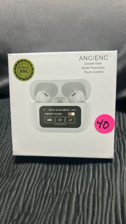 ANC/ENC Wireless Earbuds (white)