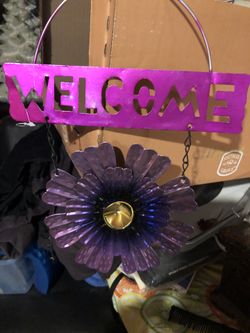 Welcome door decoration