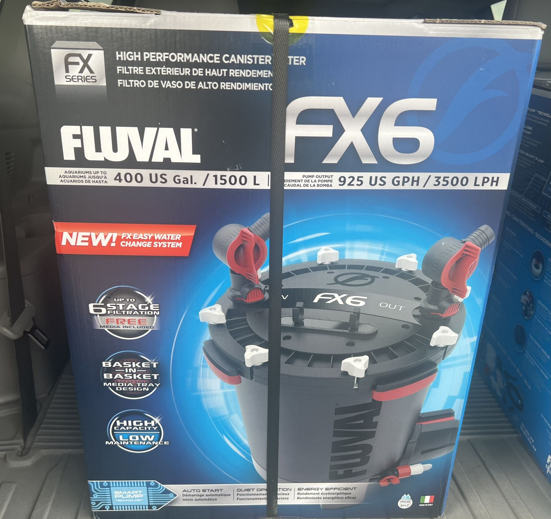New In Box Fluval FX6 Canister Filter