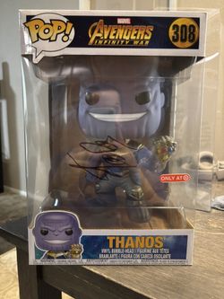Thanos Funko Pop Autograph By Stan Lee